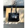 Fashion Ladies Silvery Pu Leather Hand Bags Simple RetroTote Bag Handbags Luxury Bag For Women