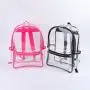 Keymay New Design Back to School Gift Stadium Approved Backpack Clear Plastic PVC Backpack Transparent Backpack for School