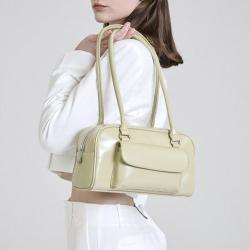New Trend High Quality Patent Leather Bags Classy Women Shoulder Bags Ladies Handbags With Custom Logo