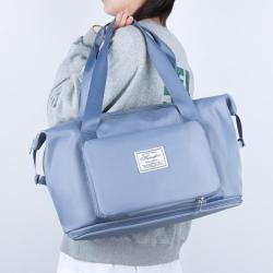 HR016 Unisex Daily Use Travel Storage Bags Oxford Cloth Portable Waterproof Fitness Bag Foldable Sports Fashionable Luggage