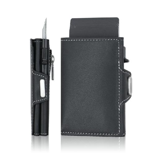 Customize waterproof cosmetic bag Multi-card card holder with zipper and handle bag