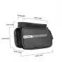XL194 Outdoor Road Bike Saddle Bags Fashion Large Capacity Road Bike Saddle Bags Anti Water Cycling Accessories Organiser