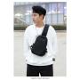 ZF094 Fashion Crossbody Bag Men Anti-theft Leisure Travel Chest Bag Simple Oxford Cloth Shoulder Bag Waterproof Wear-resistant