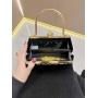 Luxury Ladies party pearls clutch bag purses women's dress black clutch bag evening bags metal handle dinner clutch handbags