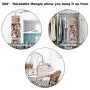 Custom Luxury Hanging Make Up Pouch Travel Toiletry Makeup Storage Bag Organizer Beauty PU Cosmetic Bags