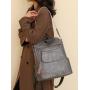 Backpack for Women Large Leather Handbags Travel Fashion Backpack Purse Designer Ladies Shoulder Bags with Tassel