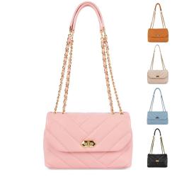 Manufacturer New Arrival Fashion Quilted Ladies Shoulder Bags Classic Chain Bags Oem Odm Trendy Custom Logo Womens Shoulder Bags