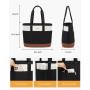 LOVEVOOK Lightweight fits 17 in Work Tote Bag Waterproof HandBag with Luggage Strap School Business Travel Laptop Bag for Women