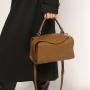 2024 Soft leather women's handbag Pillow bag Simple fashion large capacity high quality ladies bag