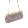 Custom Logo Classic Luxury Ladies Elegant Factory Sell Purse OEM ODM Wholesale Shiny Satin Lady Ruched Chain Women Evening Bag