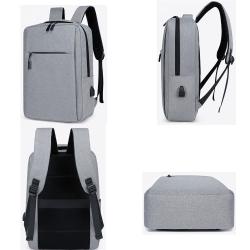 ZF288 Laptop Bag USB Charger Computer Cover Backpack Oxford Fabric Waterproof Zipper Print Logo Gift Backpack Business Schoolbag