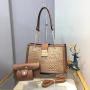 New wholesale luxury tote bags leather fashion quilted leather shoulder bags women's large capacity handbags 2024