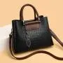 The New Fashionable Woman Handbag Custom The Versatile Silk Scarf Small Square Bag Pleated Embroidery Chain Crossbody Bag