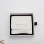 Custom Logo Printed Gift Packaging Flap Canvas Cotton Envelope Jewelry Pouch