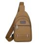 New Fashionable  Men Chest Canvas Bag Multipurpose Sports Bag With Large Capacity Pure Color Durable Cycling Bags