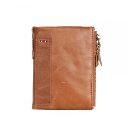 2022 Custom Cartera Para Hombre Genuine Leather Male Mens Designer Rfid Blocking Wallets Purses Famous Brands Manufacturer