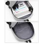2023 cheap 3 in 1 usb school backpack  large capacity mens business laptop backpack set