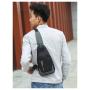 ZR547 Hot Selling Chest Bag Men New USB Shoulder Bag Sports Travel Crossbody Bag Leisure Solid Color Oxford Cloth Satchel