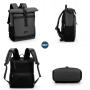 Factory LOVEVOOK RPET rolltop 15.6 inch university backpack with laptop compartment school travel women men laptop backpacks