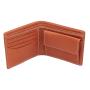 Full grain leather men wallet bifold vegetable tanned leather wallet