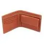 Full grain leather men wallet bifold vegetable tanned leather wallet