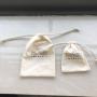 Wildflower Seed Sack, Drawstring Cotton Seed Bag