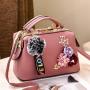 New Fashion Simulation Flower Box Stylish One Shoulder Diagonal Bag Pure Color PU Leather Handbag With Zipper