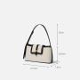 Custom Brand Women Ladies Handbags Luxury Design High Quality Leather Canvas Shoulder Bag