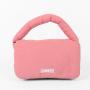 CHANGRONG Custom lightweight soft padded handbag pink nylon puffer bag small