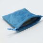 Custom Logo Emboss Screen Printed Velvet Drawstring Makeup Perfume Packaging Bag Small Gift Velvet Jewelry Cosmetic Pouch
