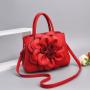 2024 Newest wholesale Pu leather shoulder bags large capacity ladies flower fashion trends crossbody bags women handbags