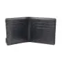 Slim bifold wallet durable canvas rfid blocking men's wallet bifold card holder