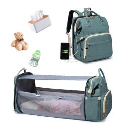 Gelory Wholesale Multifunctional Portable Backpack Large Capacity Fashion Outing Mother And Baby Bag Backpack