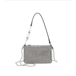 2023 New fashionable underarm clutch Evening Bag portable shiny diamond sling Chain Bag Purses and Hand bags