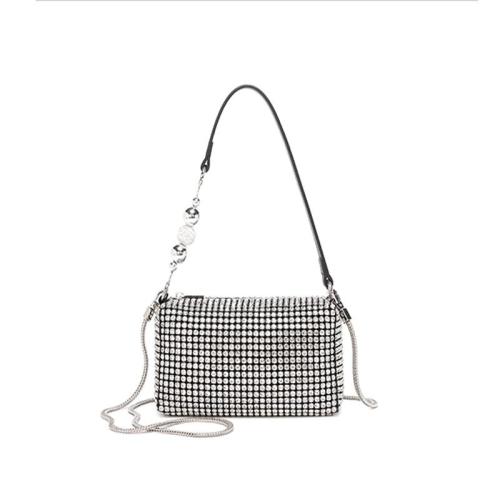 2023 New fashionable underarm clutch Evening Bag portable shiny diamond sling Chain Bag Purses and Hand bags