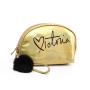 Gelory Custom Logo Laser Semicircular Bags Waterproof Colorful PVC Cosmetic Bag Makeup Pouch