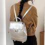 New product PU leather mini Backpack bag for women Fashion Customizable logo Small shoulder bag