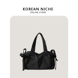 Factory Price Nylon Material Zipper Handbag Soft Single Shoulder Carrying Bag Women's Shoulder Bags