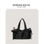 Factory Price Nylon Material Zipper Handbag Soft Single Shoulder Carrying Bag Women's Shoulder Bags