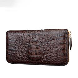 Cartera De Cuero Para Hombre  Authentic Genuine Crocodile Skin Real Croc Leather Men's Clutch Bag Hand Zipper Wallets For Men