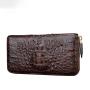 Cartera De Cuero Para Hombre  Authentic Genuine Crocodile Skin Real Croc Leather Men's Clutch Bag Hand Zipper Wallets For Men