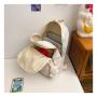 HR758 Hot Selling School Girl Backpack Travel Fresh Shoulder Bag Cute Laptop Backpack Contrasting Colors Student Schoolbag