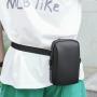 Oxford Fabric Waterproof Single Shoulder Crossbody Bag Zipper Casual Fashion Bag Pure Color Waist Bag