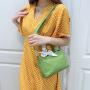 2024 Custom Logo Vendor Genuine Leather Tote Bag Handbag For Women Purse With Scarf