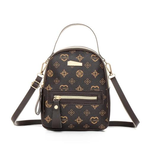 2024 Ladies Fresh and Sweet Fashion Backpack Single Strap Women's Schoolbag Wholesale Flower Printed Bag for Students