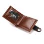 CUIKCA Hot Selling Man Wallet Leather  Litchi Pattern Coin Purse Purse ID Credit Card Holder Short  PU Leather Wallet For Men