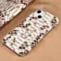 OEM Estuche Para Celular Custom Luxury Snake Leather Mobile Cell Phone Cover Cases For Iphone 11 12 13 14 15 pro max plus