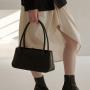 Fashion Ladies Brand Bags Real Leather Black Color Ladies France Style Crossbody Bags Women Mini Messenger Bags