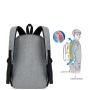 GW012 Business Men' Backpacks Waterproof Laptop Bags Fashion School Travel Laptop Backpack with Usb Backpack Bag Custom Bag
