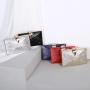 Ladies evening bag diagonal cross banquet hand held leaf chain small square bag sac tendance 2024